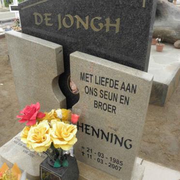 JONGH Henning, de 1985-2007