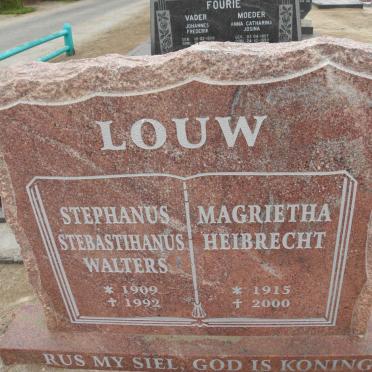LOUW Stephanus Stebastihanus Walters 1909-1992 &amp; Magrietha Heibrecht 1915-2000