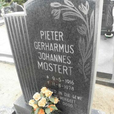 MOSTERT Pieter Gerharmus Johannes 1916-1978