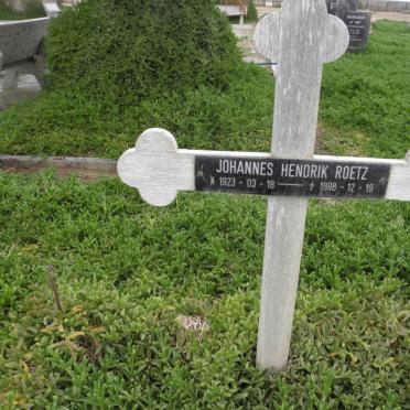 ROETZ Johannes Hendrik 1923-1998