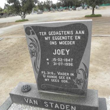 STADEN Joey, van 1947-1996