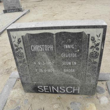 SEINSCH Christoph 1952-1976