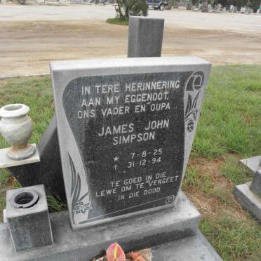 SIMPSON James John 1925-1994