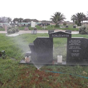 SCHLECHTER Anetta Maria nee VAN DER MERWE 1941-1992