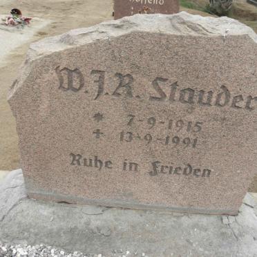 STAUDER W.J.R. 1915-1991