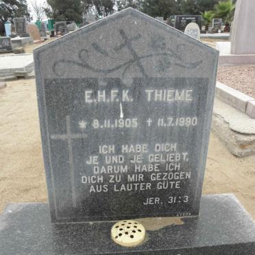 THIEME E.H.F.K. 1905-1990