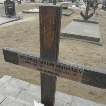 WESTHUIZEN Phillipus J., van der 1943-2003