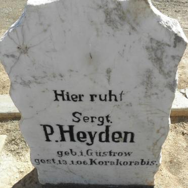 HEYDEN P. -1906