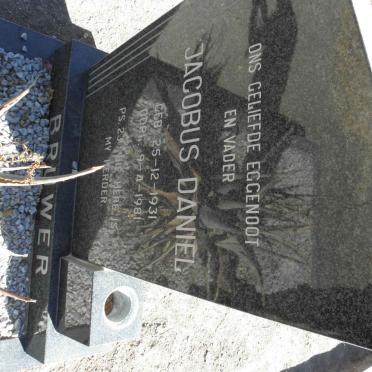 BRUWER Jacobus Daniel 1931-1981