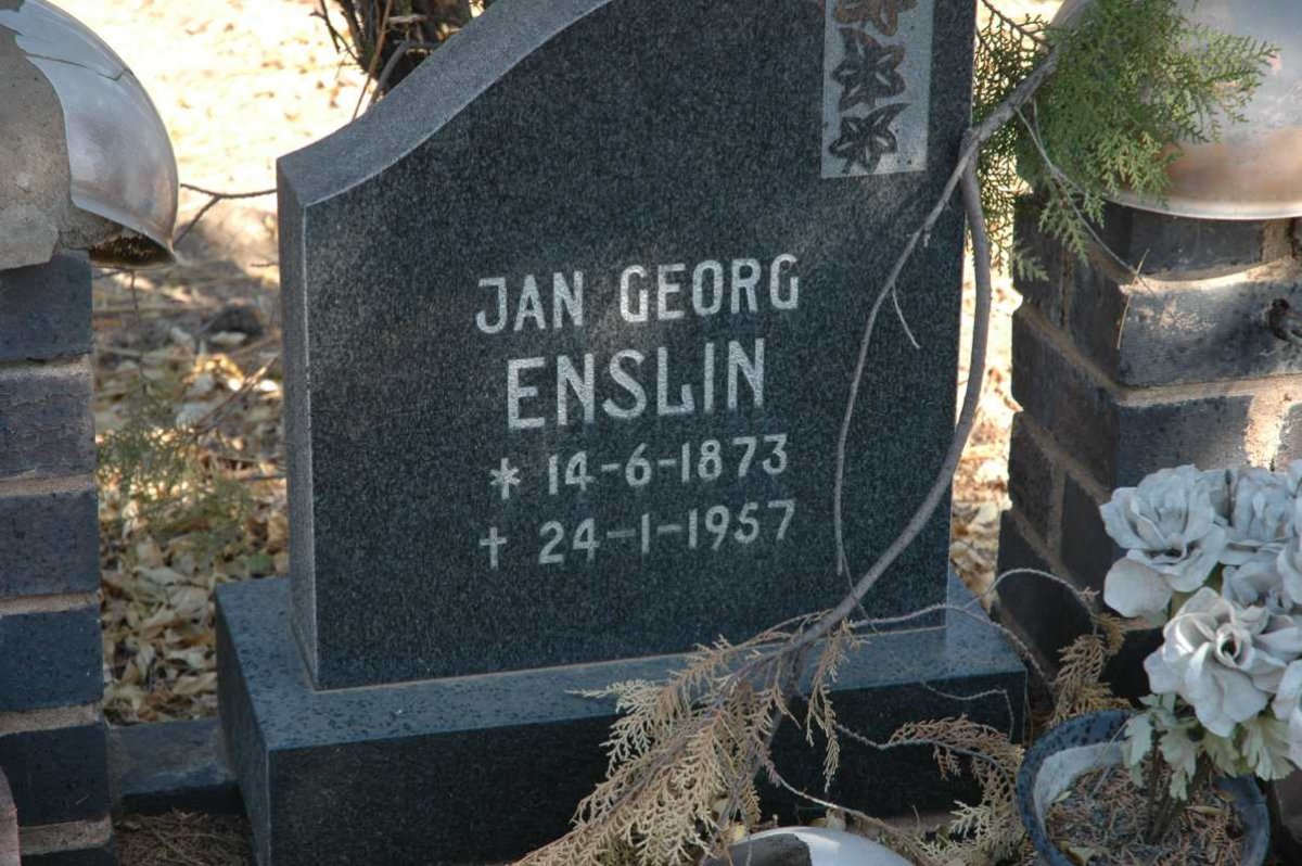 ENSLIN Jan Georg 1873-1957