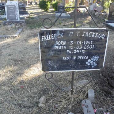 JACKSON Frederick G.T. 1951-2001