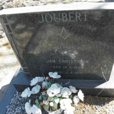 JOUBERT Jan Christiaan 190?-1973