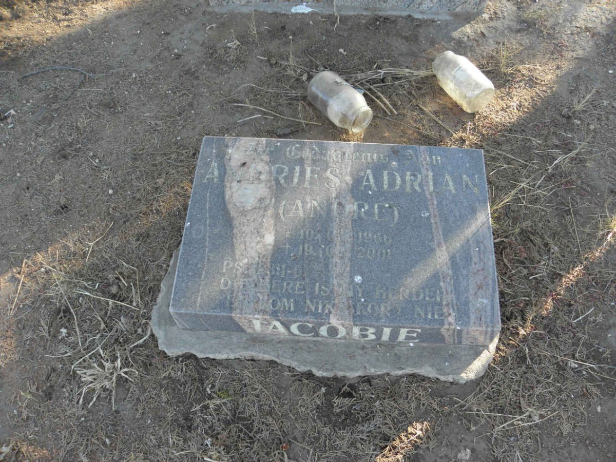 JACOBIE Andries Adrian 1966-2001