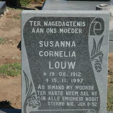 LOUW Susanna Cornelia 1912-1997