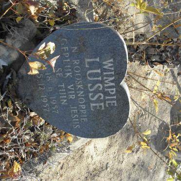 LUSSE Wimpie 1957-1957