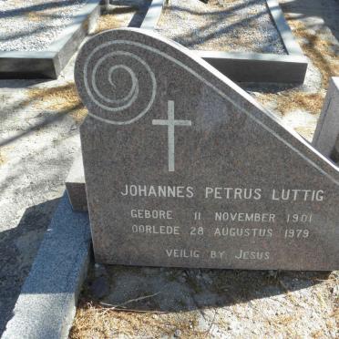 LUTTIG Johannes Petrus 1901-1979