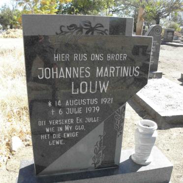 LOUW Johannes Martinus 1921-1979