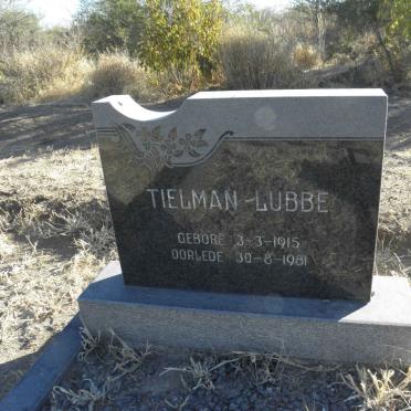 LUBBE Tielman 1915-1981