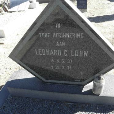 LOUW Leonard C. 1937-1974