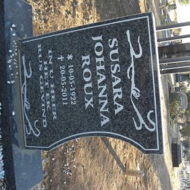 ROUX Susara Johanna 1922-2011