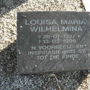 RAS Louisa Maria Wilhelmina 1927-1996