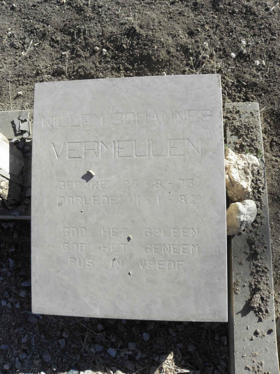 VERMEULEN Willem Johannes 1975-1984