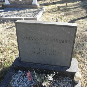 WEIHRAUCH Marianne nee GAUGLER 1913-2002