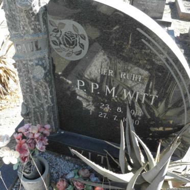 WITT P.P.M. 1914-19?0