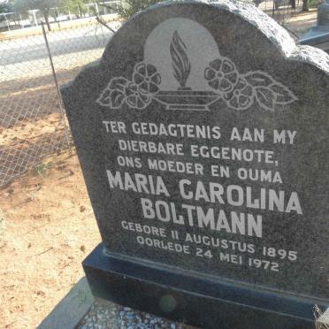 BOLTMANN Maria Carolina 1895-1972