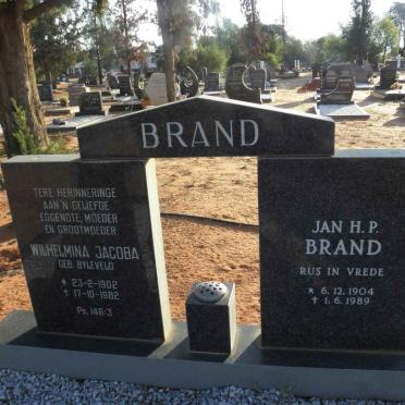 BRAND Jan H.P. 1904-1989 &amp; Wilhelmina Jacoba BYLEVELD 1902-1982