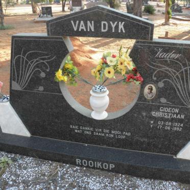 DYK Gideon Christiaan, van 1924-1992