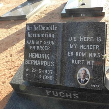 FUCHS Hendrik Bernardus 1937-1990
