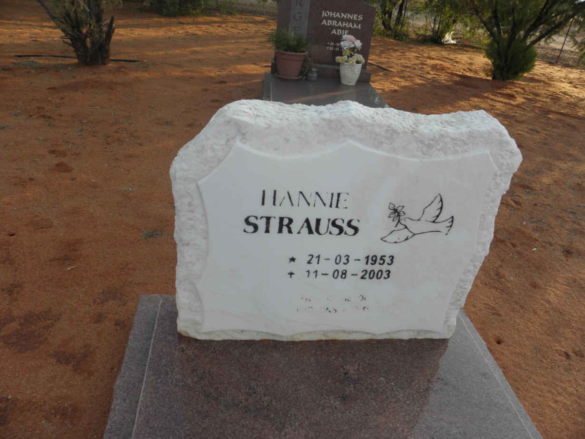 STRAUSS Hannie 1953-2003