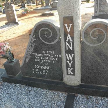 WYK Johnnie, van 1915-1987
