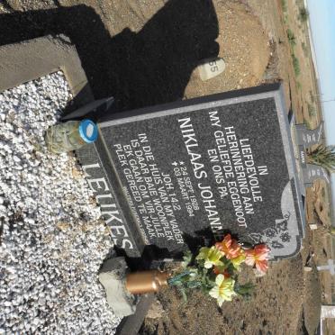 LEUKES Niklaas Johannes 1928-1994