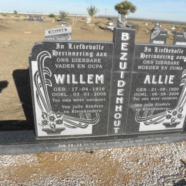 BEZUIDENHOUT Willem 1916-2005 &amp; Allie 1920-2006
