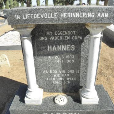 BASSON Hannes 1903-1988