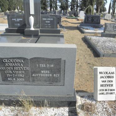 HEEVER Nicolaas Jacobus, van den 1908-1977 &amp; Gloudina Johanna VISSER 1912-2001