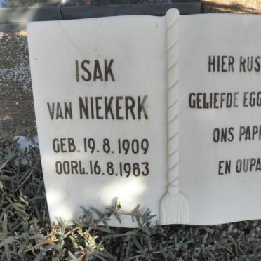 NIEKERK Isak, van 1909-1983 &amp; Maria de WITT 1913-1998 