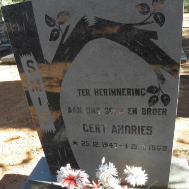SMIT Gert Andries 1947-1969