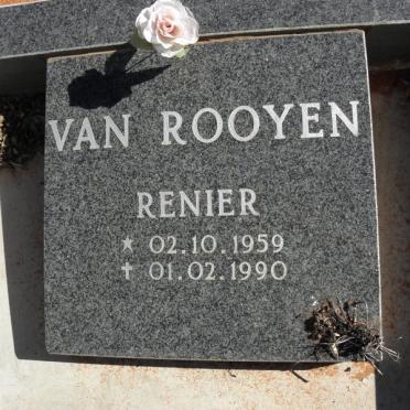 ROOYEN Renier, van 1959-1990