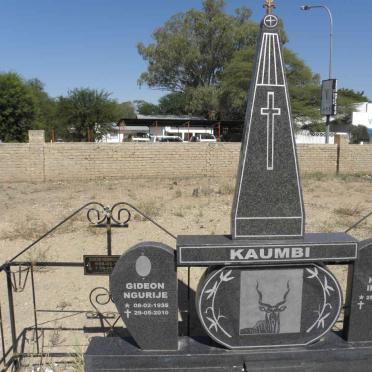 KAUMBI Gideon Ngurije 1935-2004 &amp; Hilde Inaahi 1938-