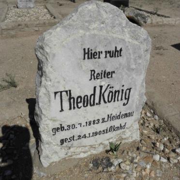KÖNIG Theod 1883-1905