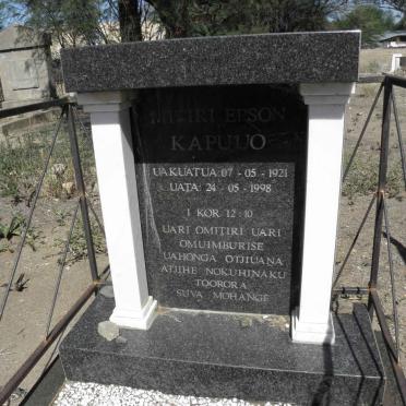 KAPUUO Mitiri Epson 1921-1998