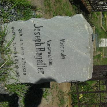 RAGALLER Joseph 1872-1905