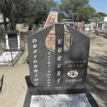 KUKURI Desiderius Tjiri-omundu 1922-2004