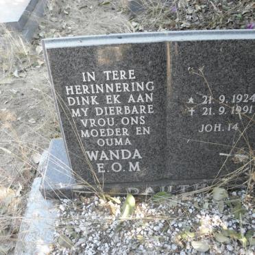 DAUTH Wanda E.O.M. 1924-1991