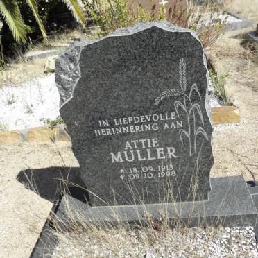 MULLER Attie 1913-1998