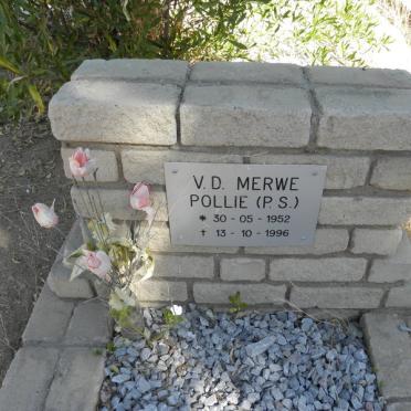 MERWE P.S., v. d. 1952-1996