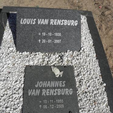 RENSBURG Louis, van 1930-2007 :: VAN RENSBURG Johannes 1955-2009
